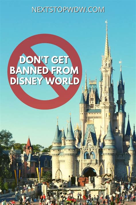 how to get banned from disney world